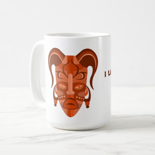TASSE MIT STARKEN MASCHINEN (Vorderseite Links)