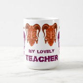 TASSE MIT STARKER MASKKUNST FÜR LEHRER (Mittel)