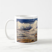 Tasse mit Strandbild (Links)