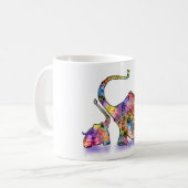 Tasse mit süßen Elefanten (Vorderseite Links)