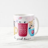 Tasse mit Süßkatze (VorderseiteRechts)