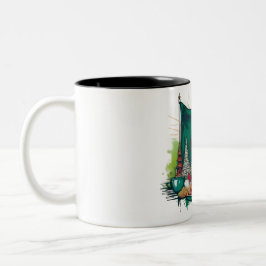 Tasse mit Symbolen für Bangladesch