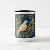 Tasse mit Tauben auf Olivenzweig (Zentrum)