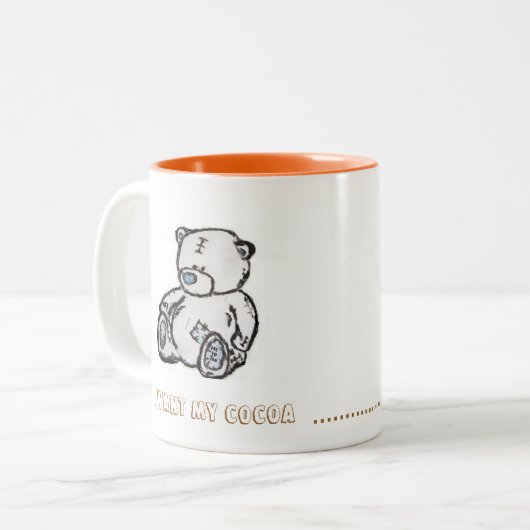 Tasse mit Teddy (Vorderseite Links)
