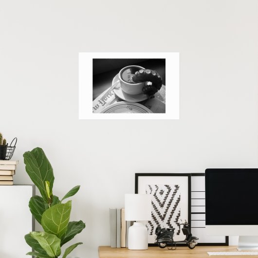 Tasse mit Tentakel Poster (Heimbüro)