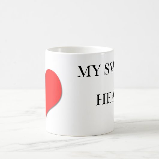 Tasse mit Text (Mittel)