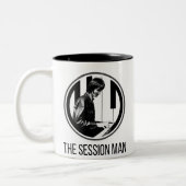 Tasse mit The Session Man Design (b&w) (Links)