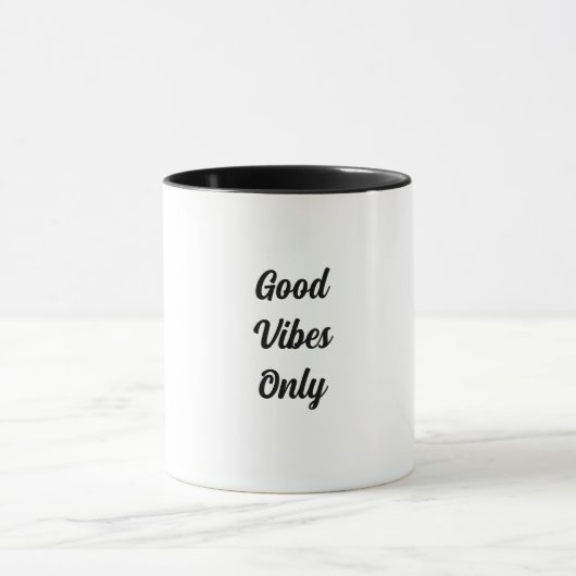 Tasse mit Titel GoodVibes Only (Zentrum)