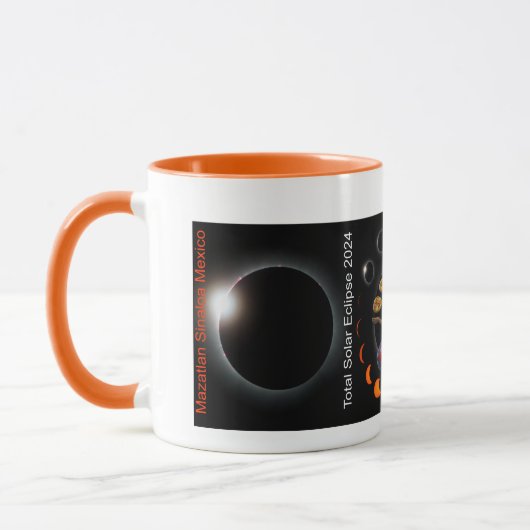 Tasse mit Total Solar Eclipse 2024 in Mazatlan (Links)