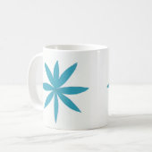 Tasse mit Türkisstar (Vorderseite Links)