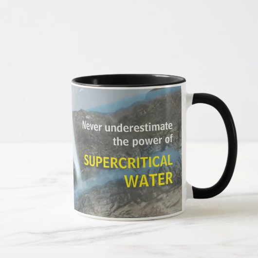 Tasse mit Überkritischem Wasser (Rechts)