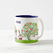 Tasse mit ukrainischen Kosaken (VorderseiteRechts)