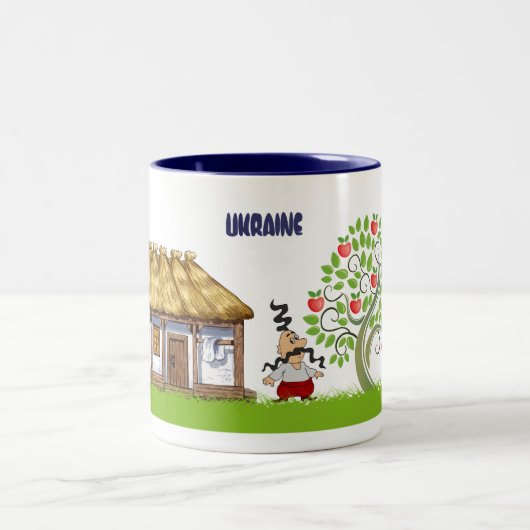 Tasse mit ukrainischen Kosaken (Mittel)