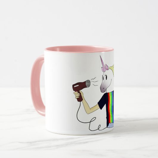 Tasse mit Unicorn (Vorderseite Links)