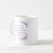 Tasse mit Vers (Vorderseite Links)