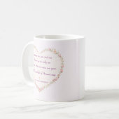 Tasse mit Vers (Vorderseite Links)