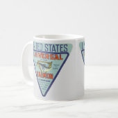 Tasse mit vintage-historischer Kunst (Vorderseite Links)