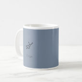 Tasse mit Virgo Zodiac Constellation (Vorderseite Links)