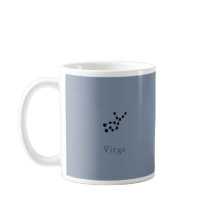 Tasse mit Virgo Zodiac Constellation