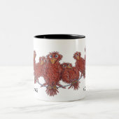 Tasse mit Vogelcartoons (Mittel)
