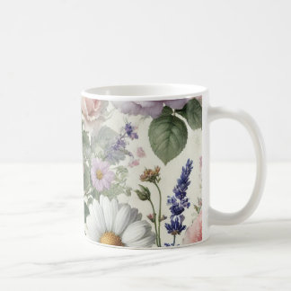Tasse mit Watercolor Floral Pattern 3/6