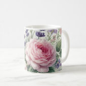 Tasse mit Watercolor Floral Pattern 5/6 (VorderseiteRechts)