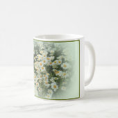 Tasse mit weichen gerahmten Gänseblümchen (VorderseiteRechts)
