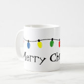Tasse mit Weihnachtsbeleuchtung (Vorderseite Links)