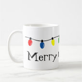 Tasse mit Weihnachtsbeleuchtung (Links)