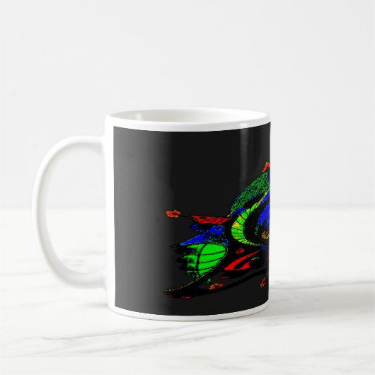 Tasse mit Weißkaffee, Art 1 D.1 (Links)