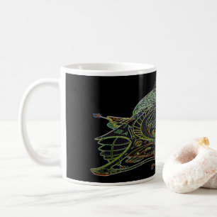 Tasse mit Weißkaffee Art 1 E.1