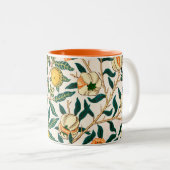 TASSE MIT WILLIAM MORRIS "YELLOW POMEGRANATES" (VorderseiteRechts)
