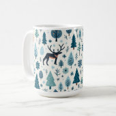Tasse mit Winterrinder (Vorderseite Links)
