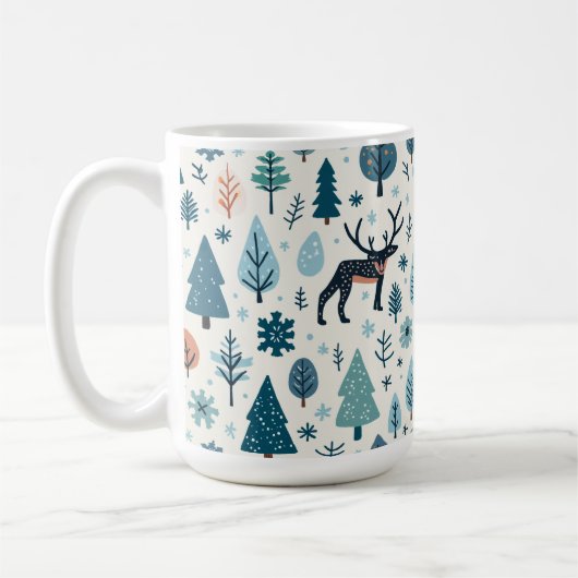 Tasse mit Winterrinder (Links)