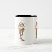 Tasse mit Wolf (Mittel)