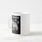 Tasse mit Wolf (Vorderseite Links)