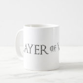 Tasse mit Worten (Vorderseite Links)