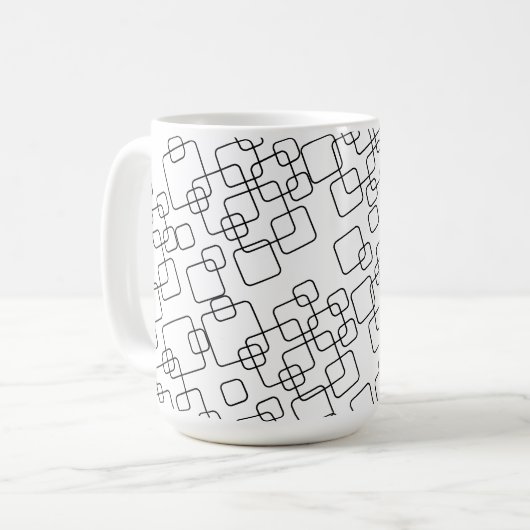 Tasse mit Zeilenmuster (Vorderseite Links)