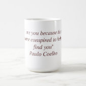 Tasse mit Zitat (Mittel)