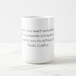 Tasse mit Zitat Paulo Coelho