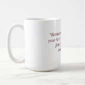 Tasse mit Zitat Paulo Coelho (Links)