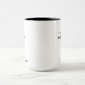 Tasse mit Zitat Philipper 4:8 "Denkt an diese Ding (Zentrum)