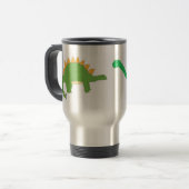 Tasse mit zwei Dinosauriern (Vorderseite Links)