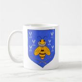 Tasse mit zwei EC-Bienen (Links)