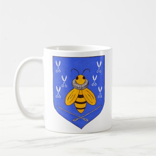 Tasse mit zwei EC-Bienen (Links)