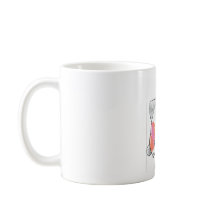 Tasse mit zwei Goldfischen