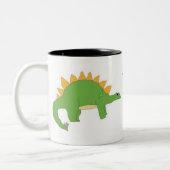 Tasse mit zwei Halloween-Dinosauriern (Links)