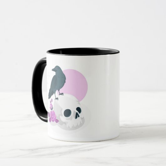 Tasse mit zwei Tonen Kaffee (Vorderseite Links)