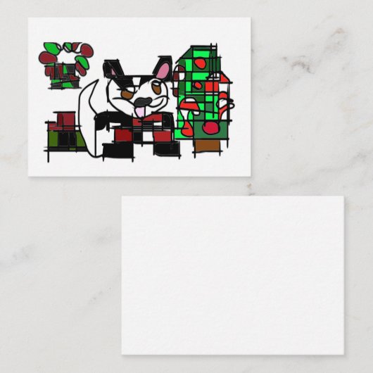 Tasse Mitteilungskarte (Vorne/Hinten)