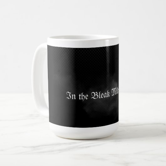 Tasse mitten im Winter (Vorderseite Links)